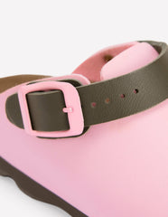 Colourblock Clogs-SEA PINK/ COMFREY / Boden Sale