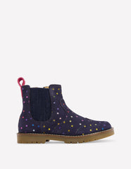 Leather Chelsea Boots-College Navy Metallic stars / Boden Sale