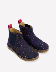 Leather Chelsea Boots-College Navy Metallic stars / Boden Sale
