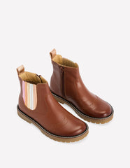 Leather Chelsea Boots-Metallic Tan / Boden Discount