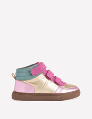 Metallic High Tops-Gold and Pink Metallic / Boden Outlet