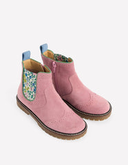 Leather Chelsea Boots-Pink Floral / Boden On sale