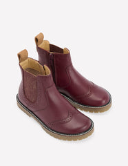 Leather Chelsea Boots-Oxblood / Boden us