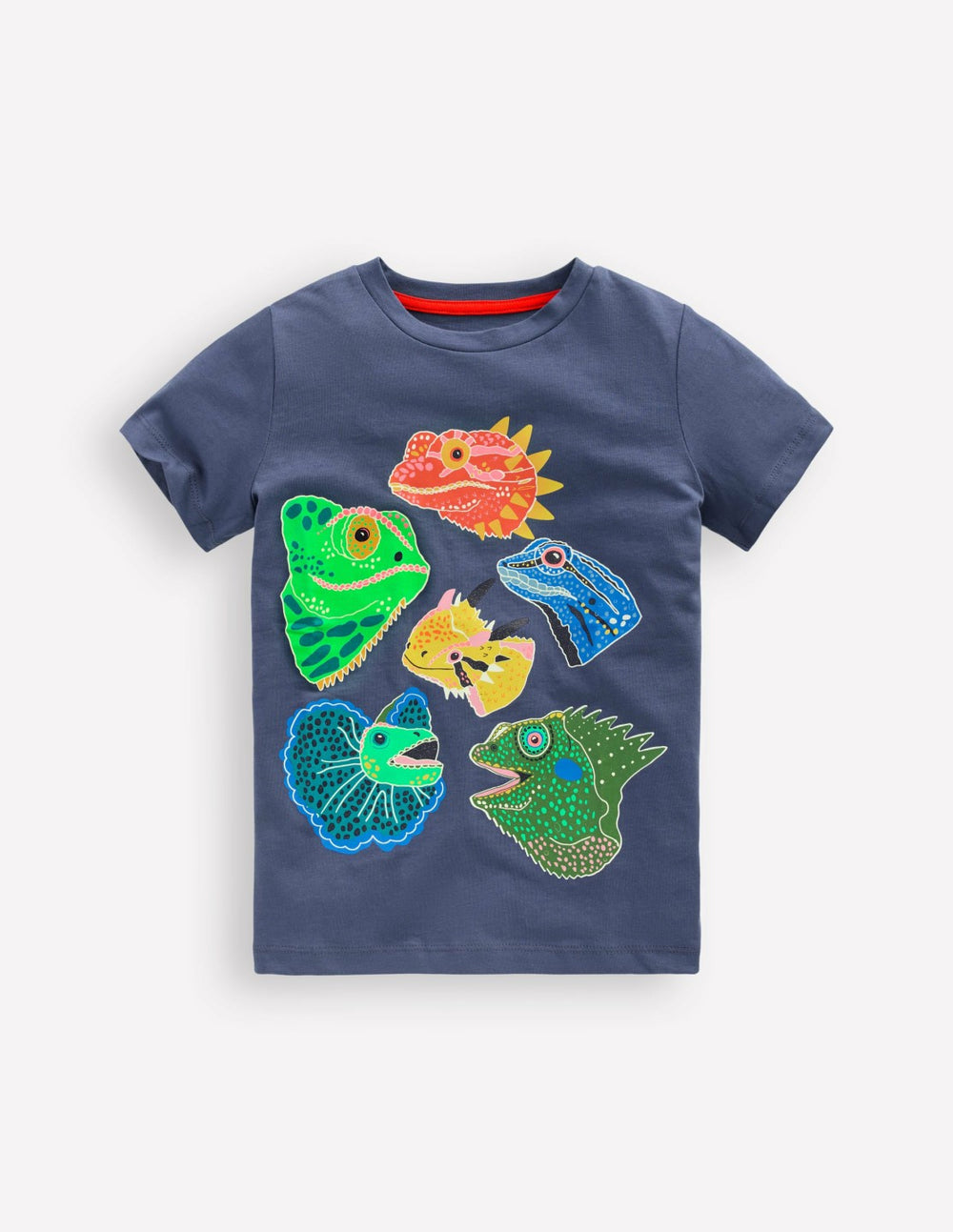 Glow-In-The-Dark T-shirt-Robot Blue Lizards / Boden Sale