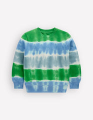 Tie Dye Sweatshirt-Green / Blue / Boden Online