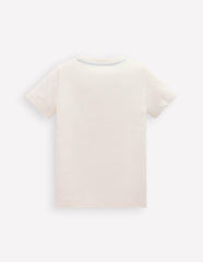 Short Sleeve Graphic T-shirt-Soft Ivory Ice Creams / Boden Online
