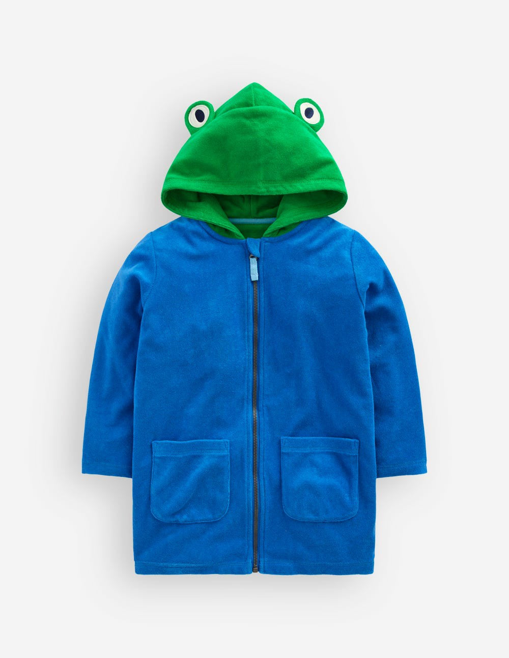 Fun Towelling Zip-up Throw On-Turtle / Boden us