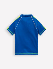 Short Sleeve Rash Vest-Directoire Blue / Boden us