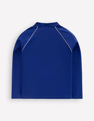 Sun Safe Fun Rash Vest-Sapphire Blue Snorkelling / Boden On sale