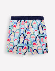 Swim Shorts-Multi Feeding Time / Boden us