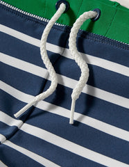 Swim Trunks-Navy Blue/White / Boden Sale