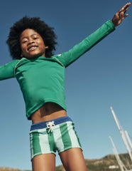 Swim Trunks-Blue/ Green Stripe / Boden On sale