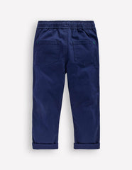 Slim Pull-on Pants-College Navy / Boden us