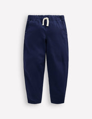 Pull-on Relaxed Pants-Medieval Blue / Boden Outlet