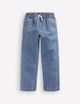 Pull-on Carpenter Jeans-Light Wash / Boden Discount
