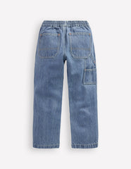 Pull-on Carpenter Jeans-Light Wash / Boden Discount