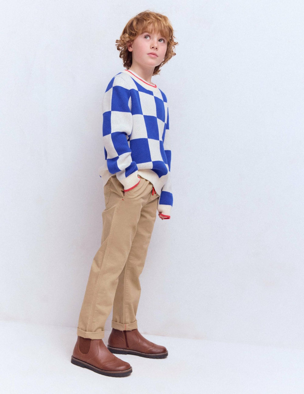 Slim Pull-on Pants-Greige / Boden Sale