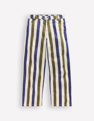 Relaxed Straight Jeans-Surf the Web and Winter Moss / Boden On sale