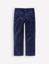 Smart Tailored Pants-Navy Velvet / Boden Online