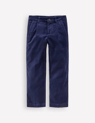 Smart Tailored Pants-Navy Velvet / Boden Online