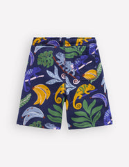 Printed Shorts-Navy Chameleon / Boden Outlet