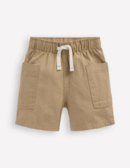 Cotton Pocket Shorts-Macadamia / Boden