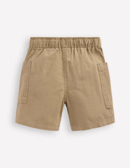 Cotton Pocket Shorts-Macadamia / Boden