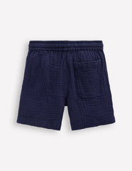 Double Cloth Shorts-Navy / Boden