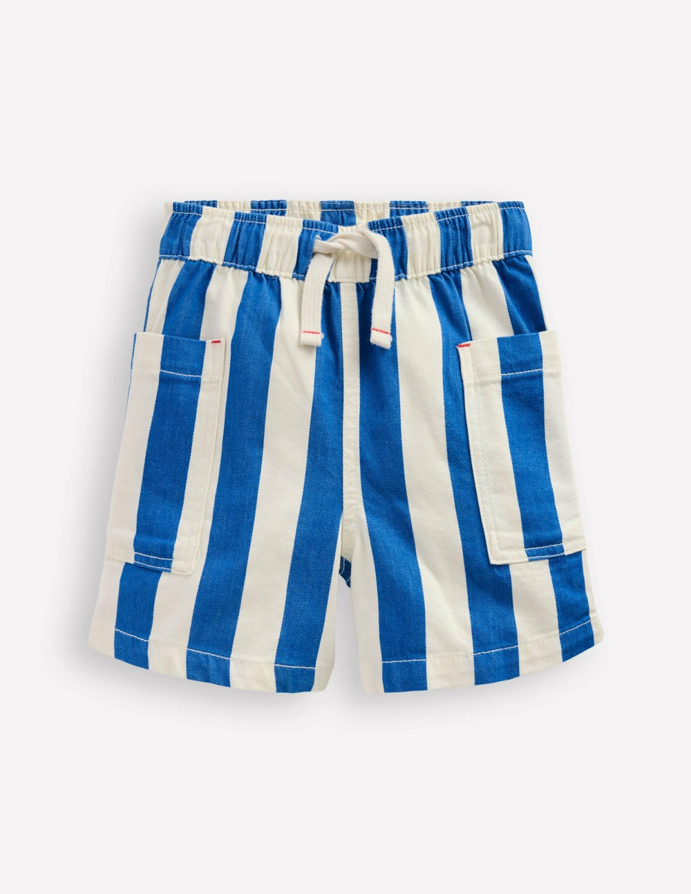 Cotton Pocket Shorts-Blue Stripe / Boden On sale