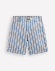 Smart Shorts-Light Blue Stripe / Boden Sale
