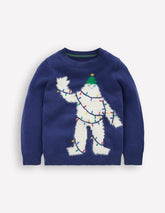 Fun Logo Sweater-College Navy Yeti / Boden On sale