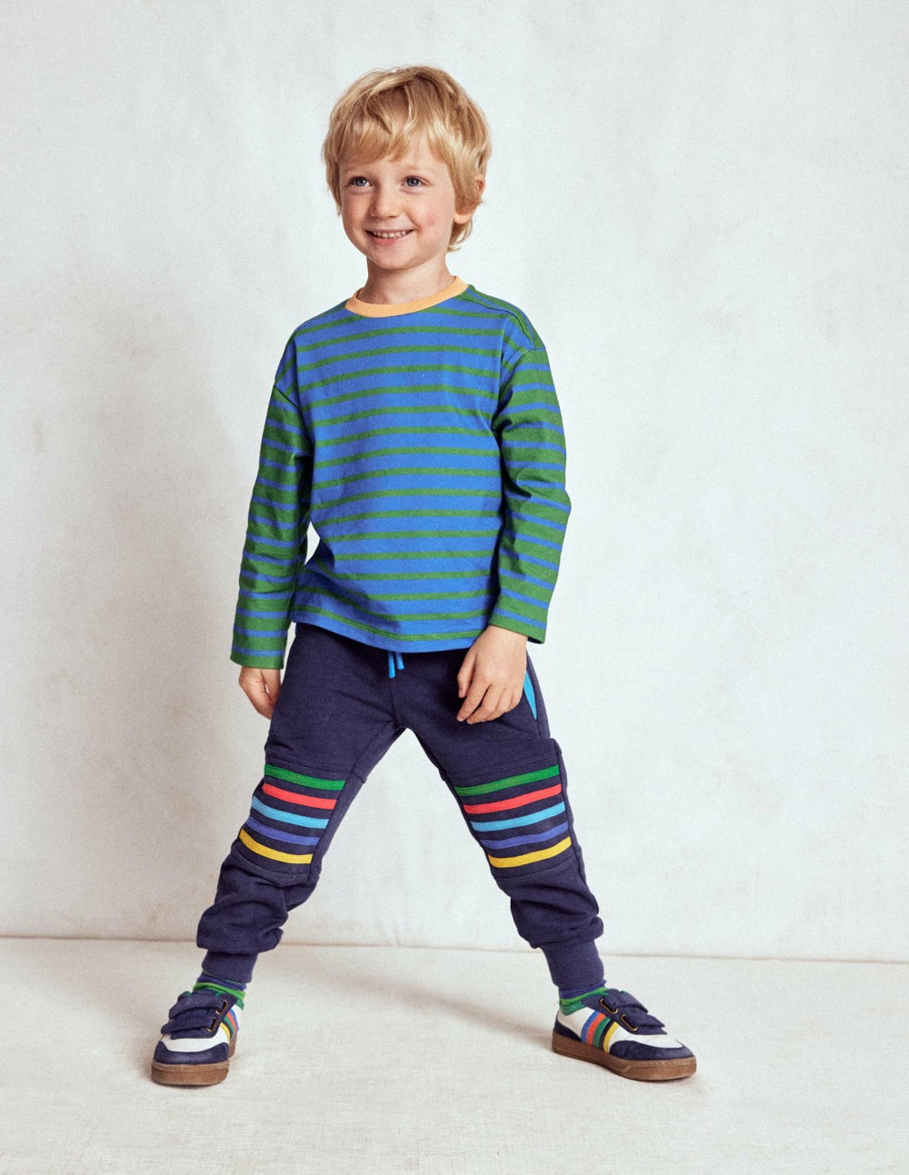 Warrior Knee Joggers-Starboard Blue / Boden Sale