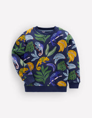 Everyday Printed Sweatshirt-Multi Chamelion / Boden Sale