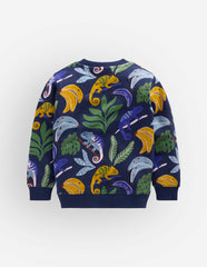 Everyday Printed Sweatshirt-Multi Chamelion / Boden Sale