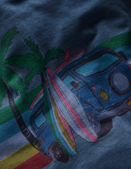 Garment Dye Graphic Hoody-Holiday Car / Boden us