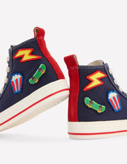 Canvas High Tops-Novelty Patches / Boden Sale