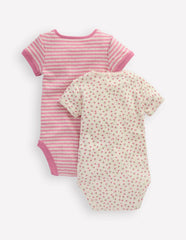 2-pack Pointelle Bodies-Ditsy Rose / Boden Sale