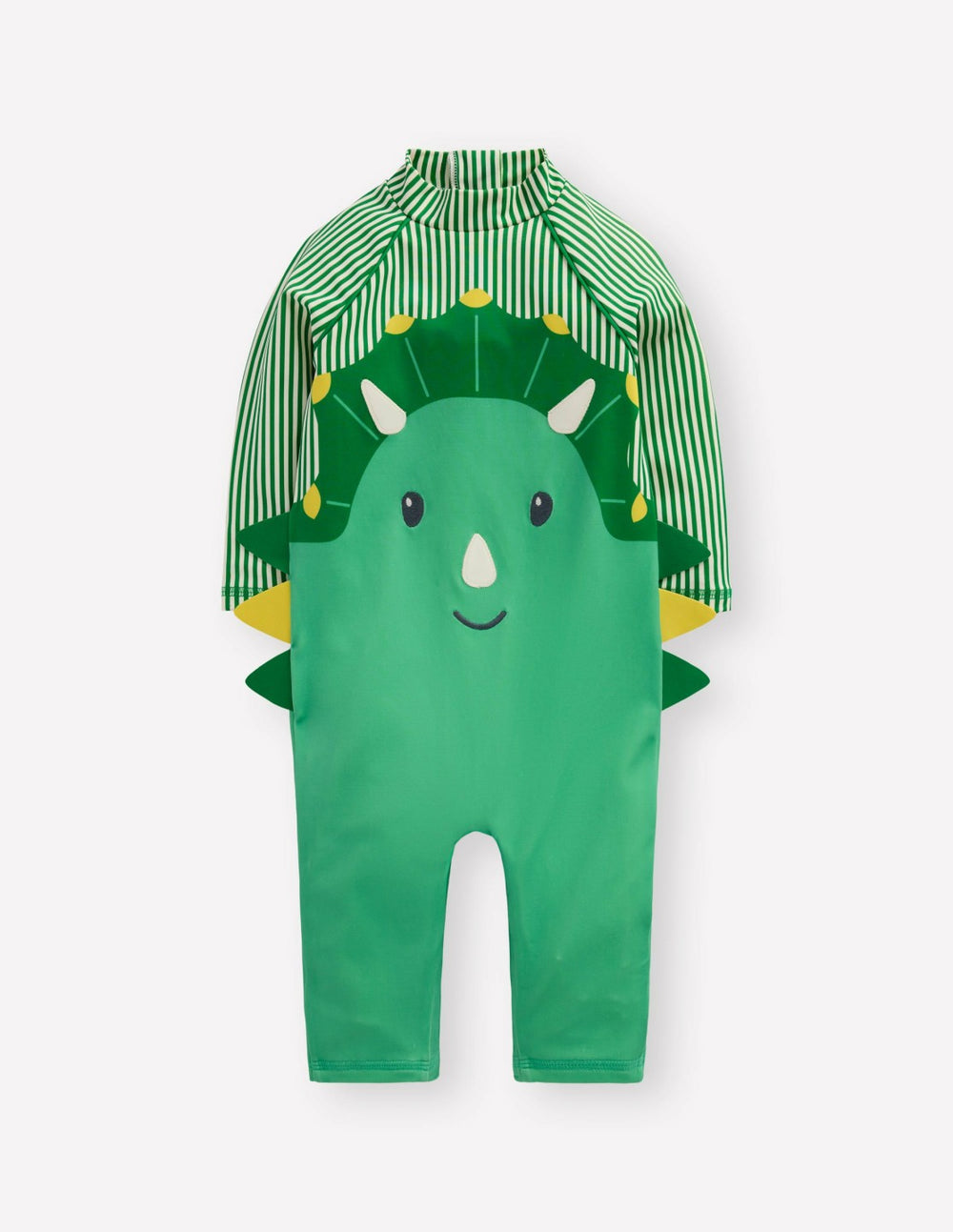 Logo Sun Safe Surfsuit-Aloe Green Dino / Boden Outlet