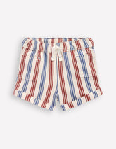 Boys Woven Shorts-Blue and Red Stripe / Boden Sale