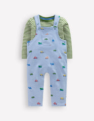 Jersey Overalls Set-Blue Construction / Boden Online