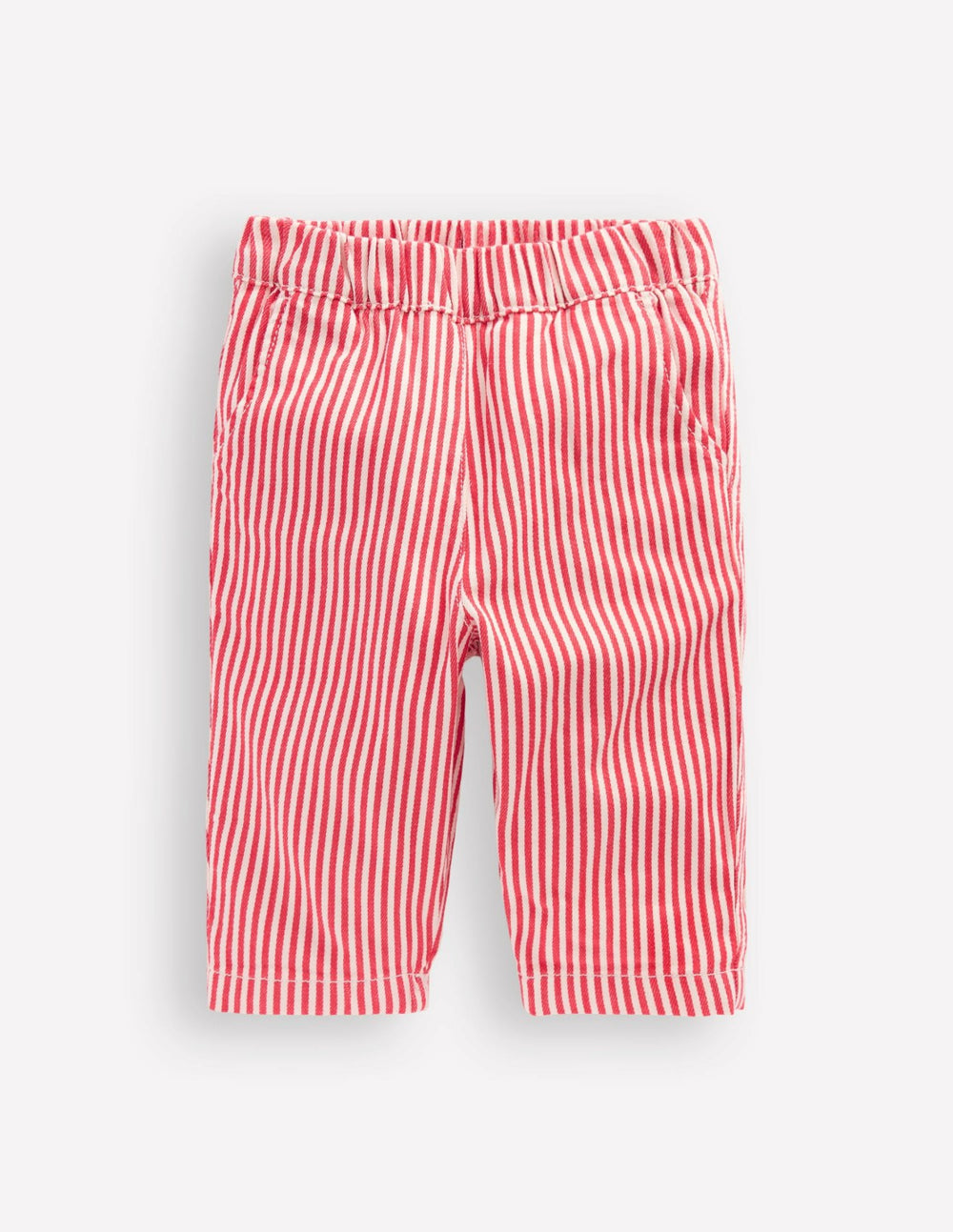 Cotton Pull-on Pants-Red Stripe / Boden Discount