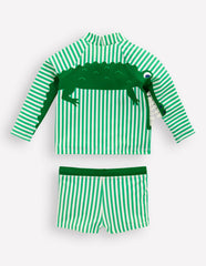 Rash Vest Set-Green Croc / Boden On sale