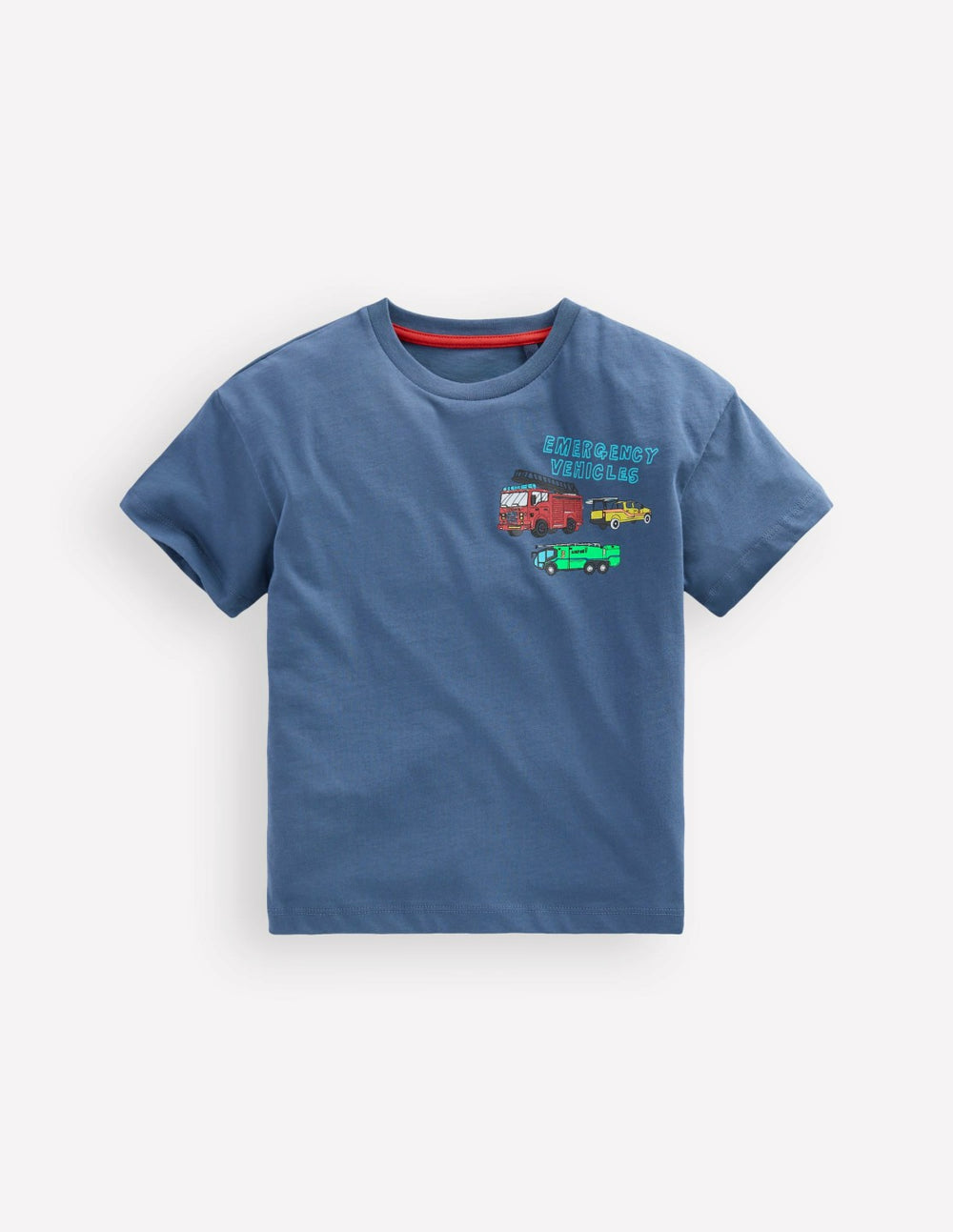 Front & Back Graphic T-shirt-Vintage Indigo Truck / Boden Outlet