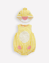 Novelty Easter Set-Pineapple Yellow Gingham Chick / Boden Online