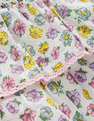Tiered Woven Dress-Soft Ivory Rose / Boden