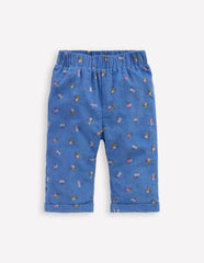 Cosy Lined Pants-Bluejay Blue Spaced Ditsy / Boden us