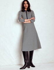 Fiona Chevron Knitted Dress-Chevron / Boden us