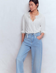 Edi Trim Detail Top-White / Boden Sale