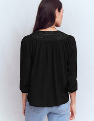 Edi Trim Detail Top-Black / Boden Sale