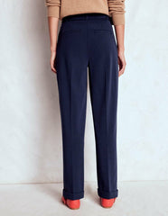 Pleat Front Pants-Navy / Boden Online